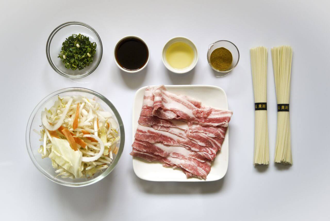 夏スパイシーカレーチャンプルーの材料