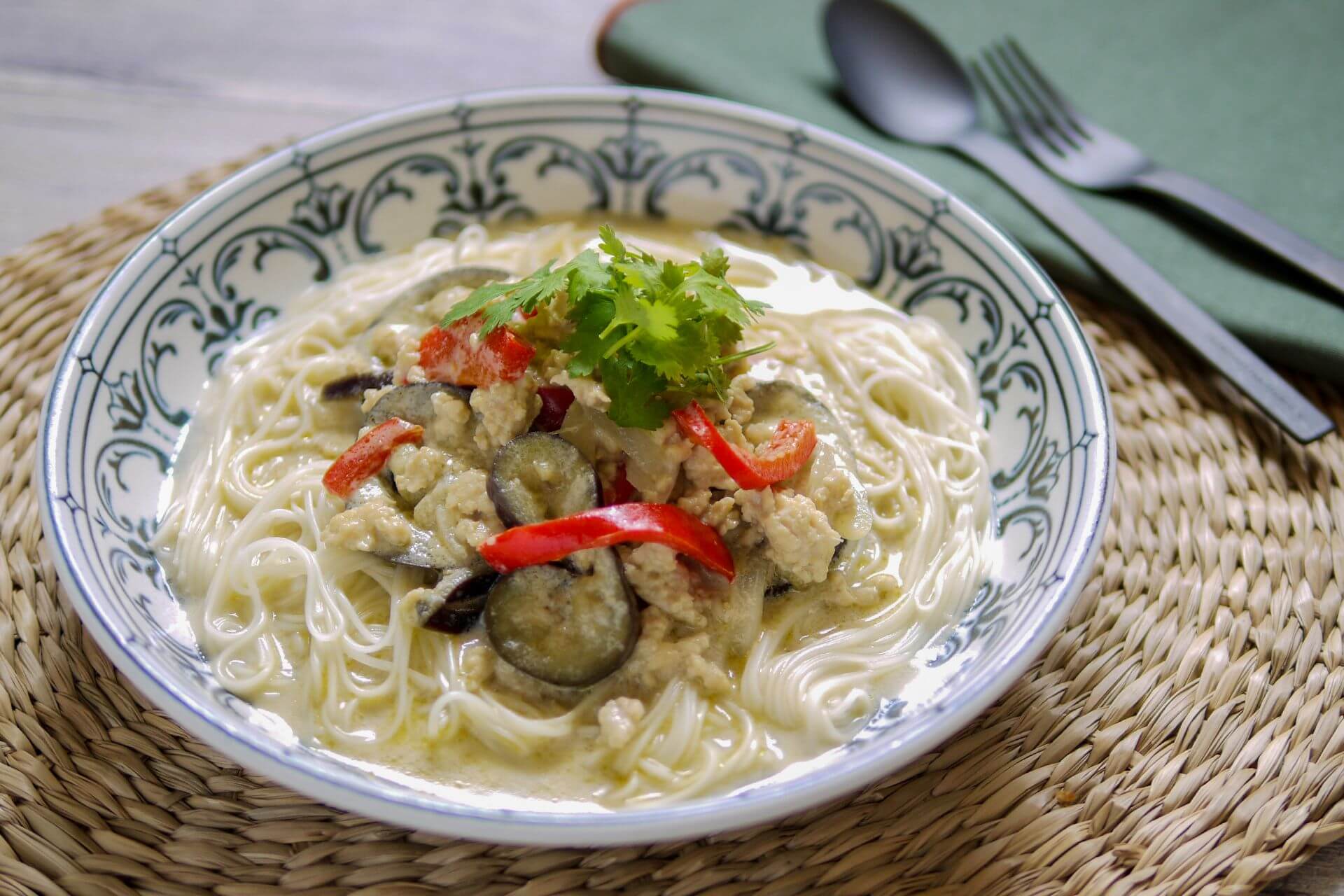 やみつき！本格グリーンカレーそうめん